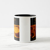 Steinwayホールのマグに住んで下さい ツートーンマグカップ (中央)