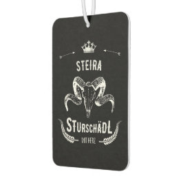 Steira Sturschädl mit Herz Steiermark Österreich カーエアーフレッシュナー
