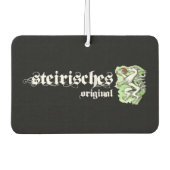 Steirisches Original Aquarell Steiermark Wappen カーエアーフレッシュナー (正面)