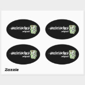 Steirisches Original Aquarell Steiermark Wappen 楕円形シール (シート)