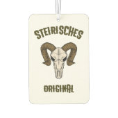 Steirisches Original Widder Steiermark Österreich カーエアーフレッシュナー (裏面)