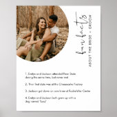 STELAおもしろい新郎新婦のサインに関する事実 ポスター (正面)