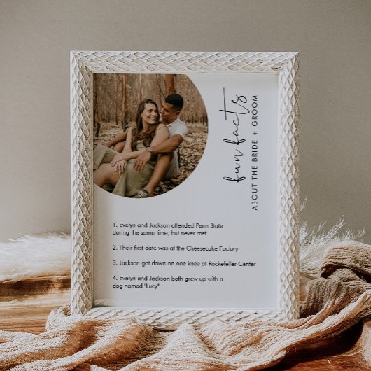 STELAおもしろい新郎新婦のサインに関する事実 ポスター