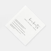 STELAおもしろい新郎新婦の現状 スタンダードランチョンナプキン (角)