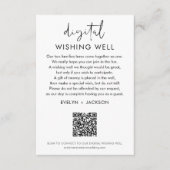 STELA Wishing Well QRコード結婚s エンクロージャーカード (正面)