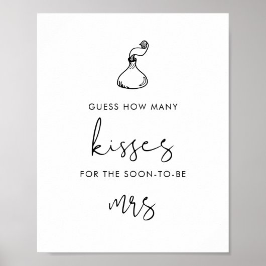 STELLAいくつのキスブライダルシャワーゲーム ポスター (正面)