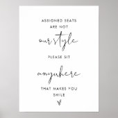 STELLAどこにでも座り、割り当て済みシート結婚なし ポスター (正面)