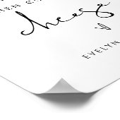 STELLAの結婚チーズテーブルサイン、チーズラバー ポスター (角)