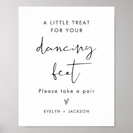 STELLAの結婚フリップフロップ記号 ポスター (正面)