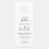 STELLAの結婚歓迎レターを邪魔しない ドアノブサイン (正面)