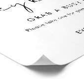 STELLAキッズ忙しバッグ結婚のサイン ポスター (角)