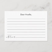 STELLAタイムカプセル赤ちゃんシャワーカード エンクロージャーカード (正面)