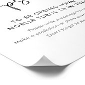 STELLAタイムカプセル赤ちゃんシャワーサイン ポスター (角)