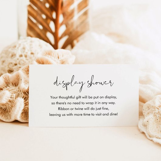 STELLAディスプレイシャワーエンクロージャ挿入カード エンクロージャーカード