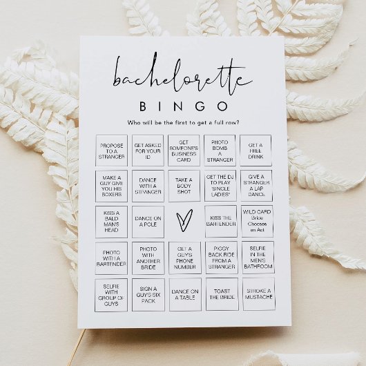 STELLAバチェロレッテビンゴゲームカード 招待状