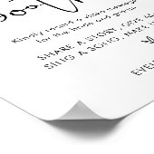 STELLAビデオブース結婚のサイン ポスター (角)