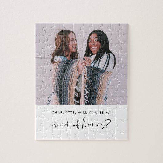 STELLAフォトミニマルメイド・オブ・オーナー(花嫁付き添い人)提案 ジグソーパズル (縦)