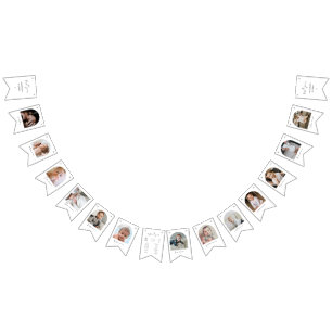 STELLAベビー初年度フォトバナー バンティングフラッグ