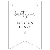 STELLAベビー初年度フォトバナー バンティングフラッグ (第1の旗)