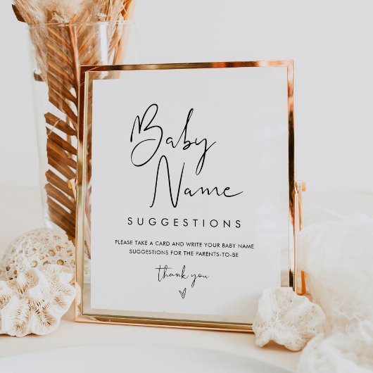 STELLAベビー名アイディアゲームサイン ポスター