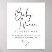 STELLAベビー名アイディアゲームサイン ポスター (正面)