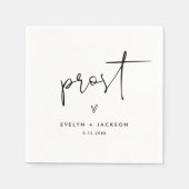 STELLAミニマル結婚リストの応援カクテル スタンダードカクテルナプキン (正面)