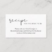 STELLAレシピ挿入カード 名刺 (正面)