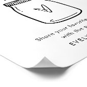 STELLA子育て用先端の瓶のサイン ポスター (角)