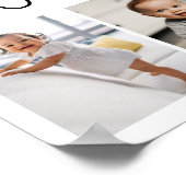 STELLA幼少期の写真テーブル番号カード5x7 ポスター (角)