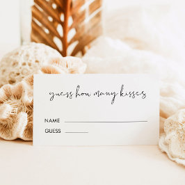 STELLA推測何人のキスゲームチケット 名刺