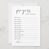 STELLA祈りの言葉ベビーアドバイスカード 招待状 (正面)