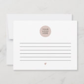 STELLA赤面ピンクパーティーバルーンビジネスサンキュー 招待状 (裏面)