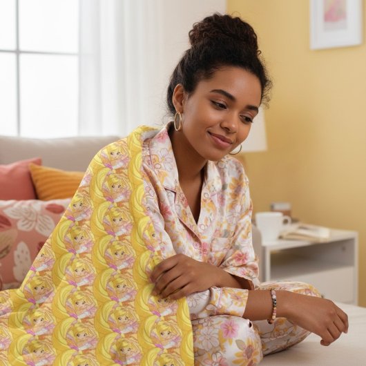 Stella フリースブランケット