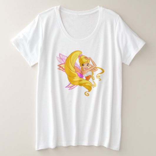 Stella プラスサイズTシャツ (デザイン正面)