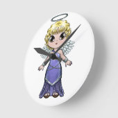 Stella ラウンド壁時計 (傾斜)