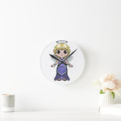 Stella ラウンド壁時計 (ホーム)