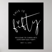 STELLA 50th Birthday Party Welcome ポスター (正面)