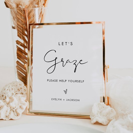 STELLA LET's LATE NIGHT Snacks 結婚's Sign ポスター