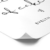 STELLA Love At First Bite's Dessert結婚のサイン ポスター (角)