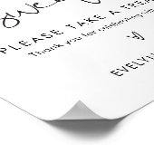 STELLA Love is Sweet結婚式の引き出物サイン ポスター (角)