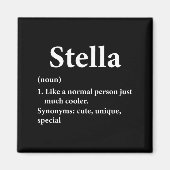 Stella Name Definition Funny D マグネット (正面)