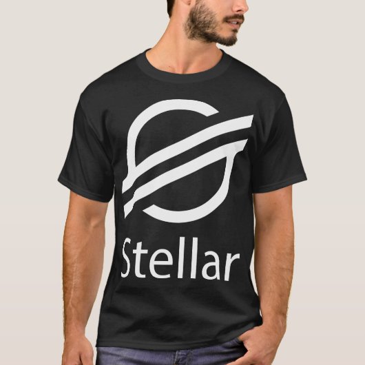 Stellarロゴ暗号通貨 Tシャツ (正面)