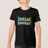 Stellar Adventure children's t-shirts space トライブレンドTシャツ (正面)