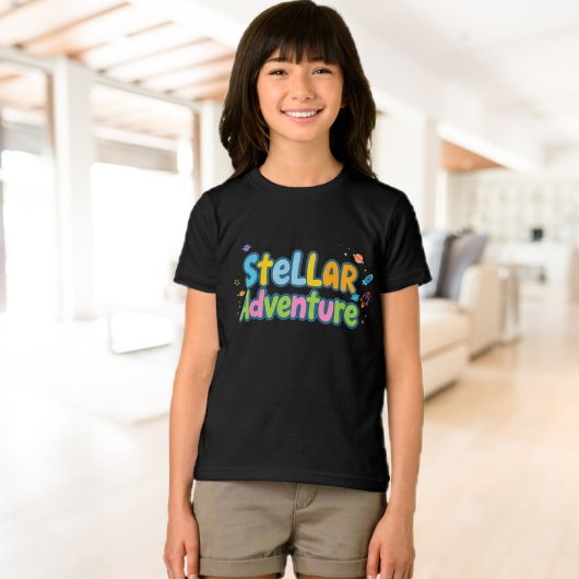 Stellar Adventure children's t-shirts space トライブレンドTシャツ
