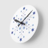 Stellar Beginnings: ラウンド壁時計 (傾斜)