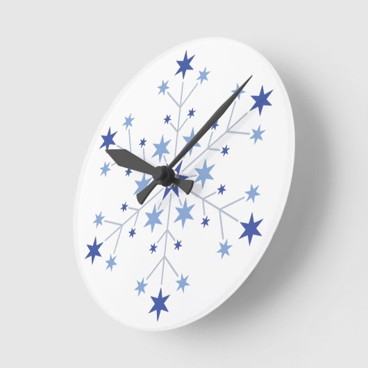 Stellar Beginnings: ラウンド壁時計 (傾斜)