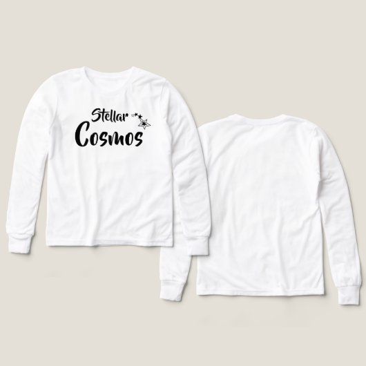 Stellar Cosmos Girls' T-Shirt (デザイン 正面＆背面)