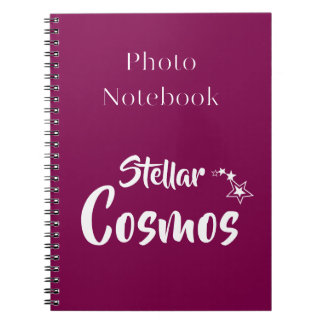 Stellar Cosmos Spiral Photo Notebook ノートブック
