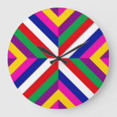 Stellar Cross-Section – Red/White – Dynamic ラージ壁時計 (正面)