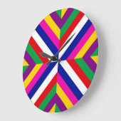 Stellar Cross-section - White/Blue - Dynamic ラージ壁時計 (傾斜)